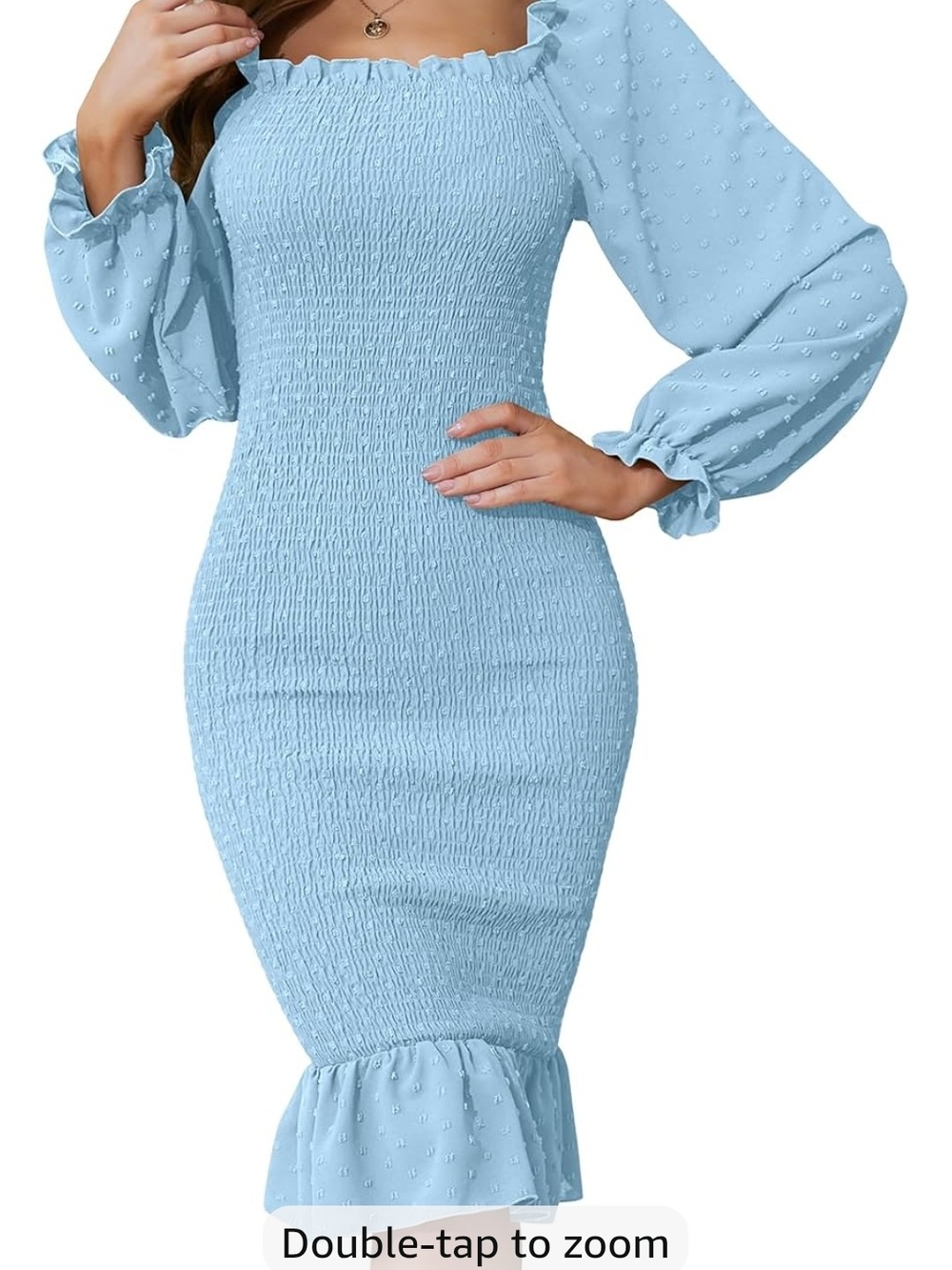 Fishtail Dark GREEN Dress Can Be Maternity Size Med